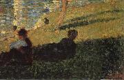 Georges Seurat The Grand Jatte of Sunday afternoon painting